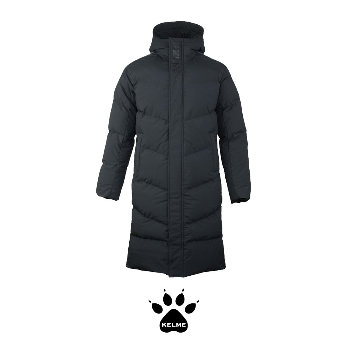 켈미(KELME) 8061MF1004 스포츠 롱 패딩 블랙