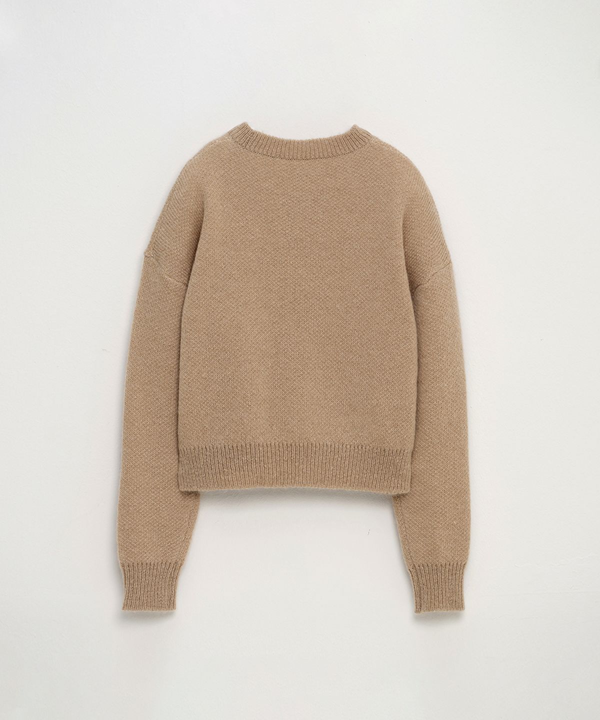 셀리테일즈(CELITAILS) BOUCLE RIBBON KNIT_BEIGE