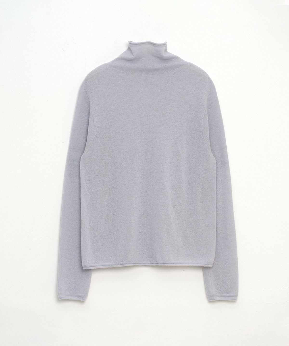 셀리테일즈(CELITAILS) WOOL WHOLEGARMENT TURTLENECK_GREY