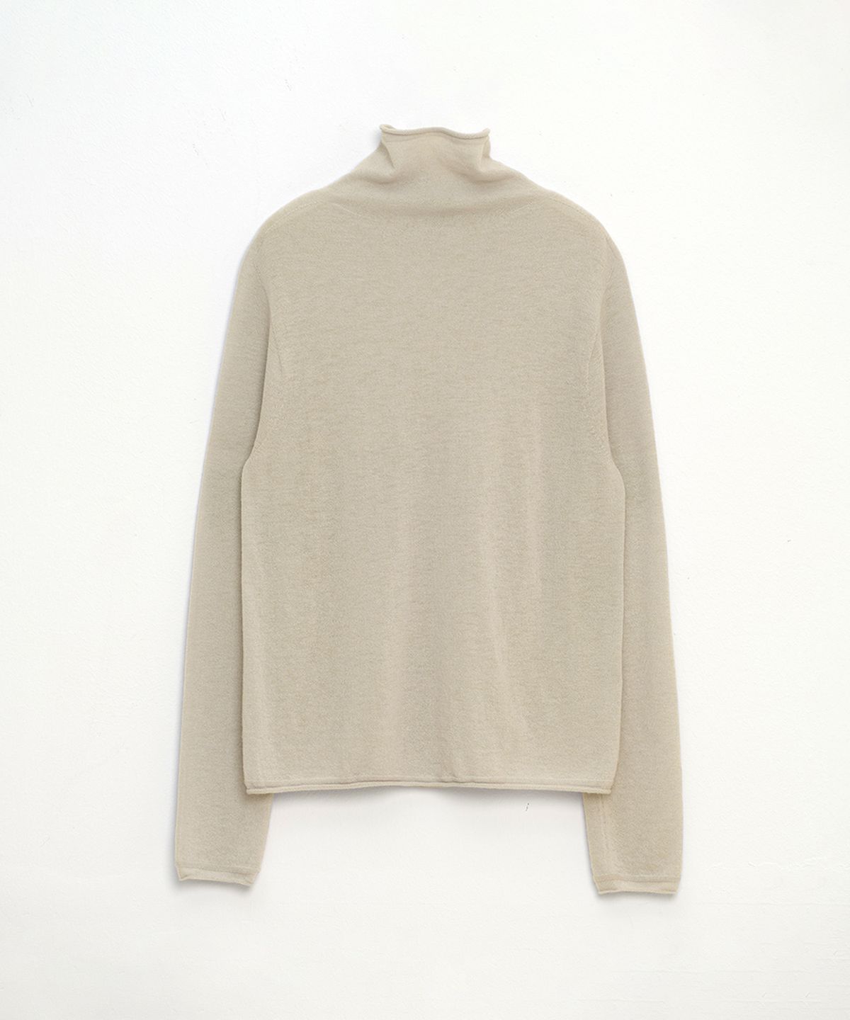 셀리테일즈(CELITAILS) WOOL WHOLEGARMENT TURTLENECK_BEIGE