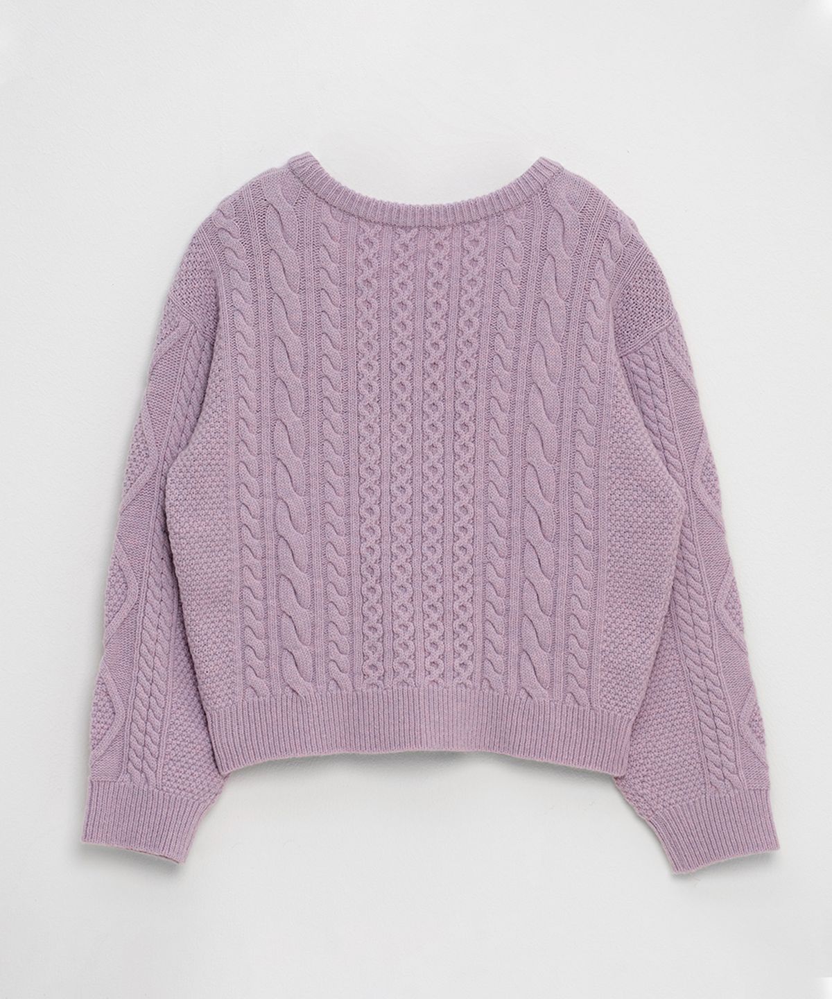 셀리테일즈(CELITAILS) RIBBON CABLE CARDIGAN_PURPLE