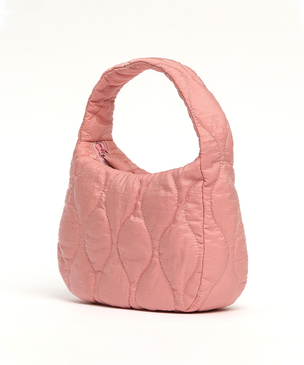 셀리테일즈(CELITAILS) MINI QUILTED HOBO BAG_PINK