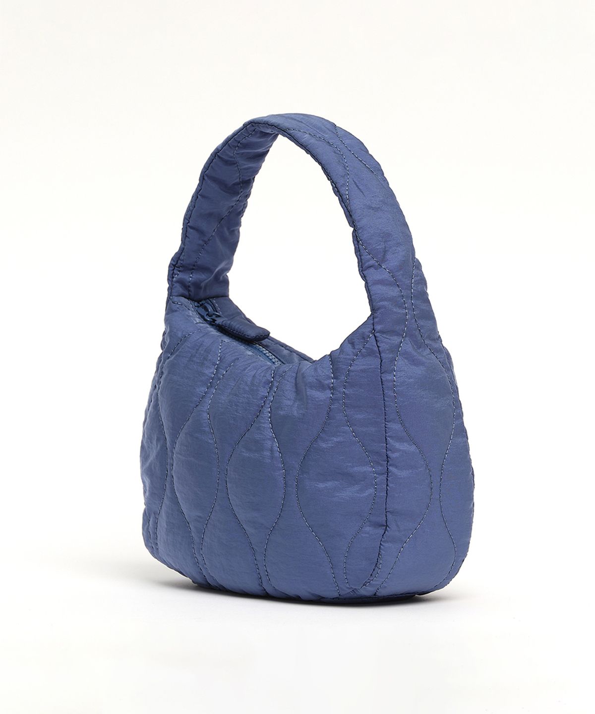 셀리테일즈(CELITAILS) MINI QUILTED HOBO BAG_BLUE