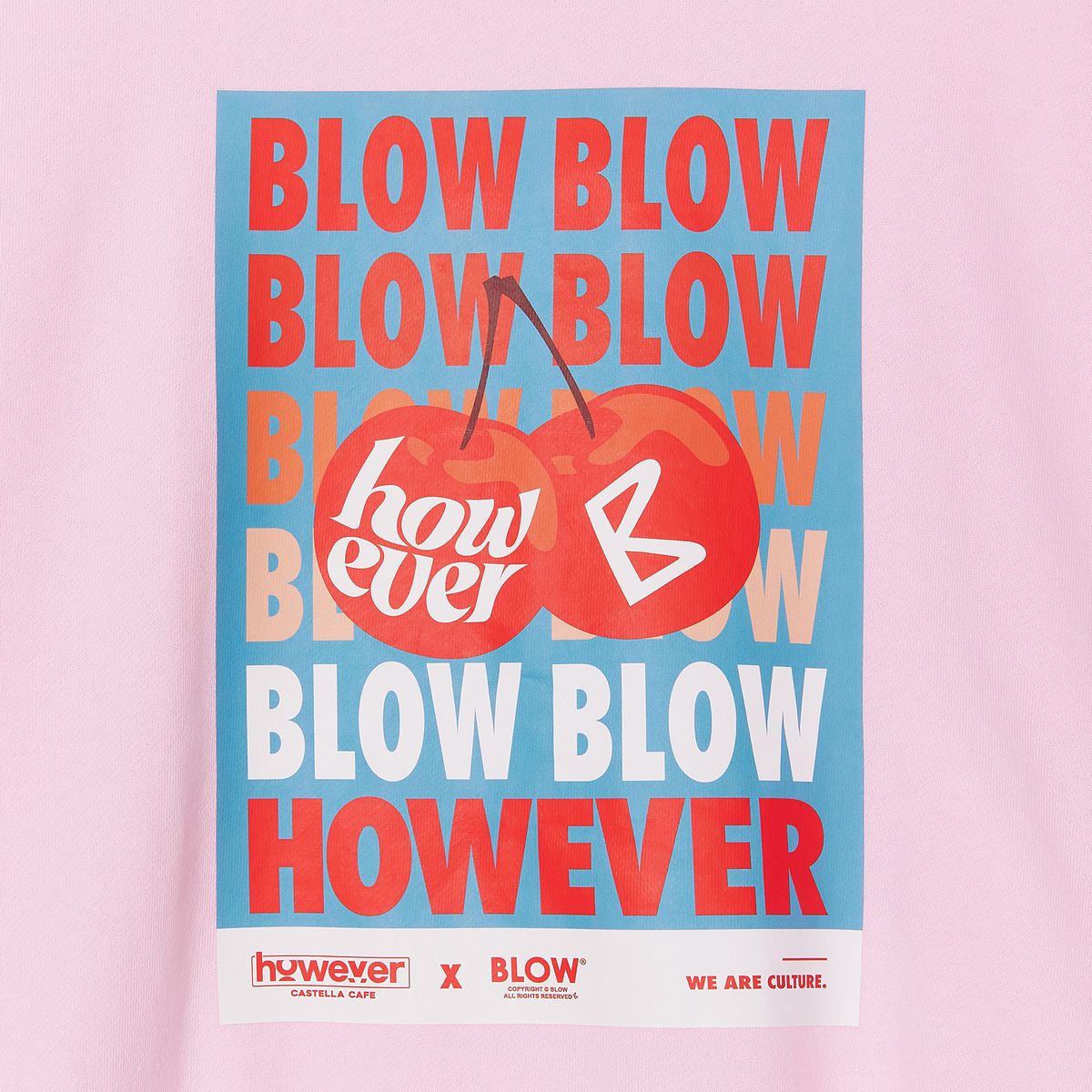 블로우(BLOW) HOWEVER 연남 x BLOW 블로우 GRAPHIC SWEATSHIRT
