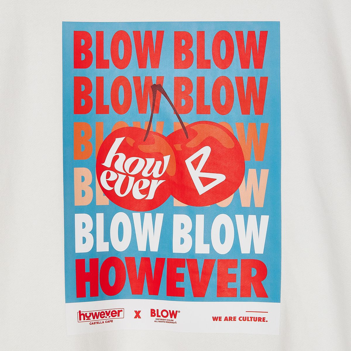 블로우(BLOW) HOWEVER 연남 x BLOW 블로우 GRAPHIC SWEATSHIRT