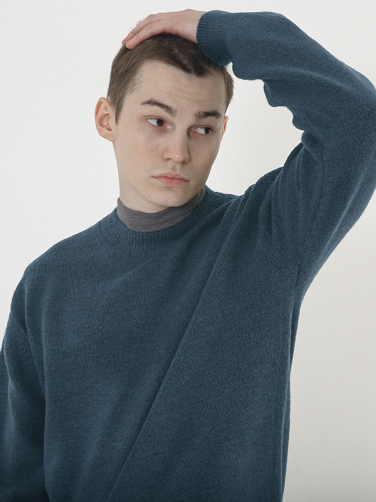 챈세스노이(CHANCE'S NOI) Anti-Filling Soft Wool Knit (Green)