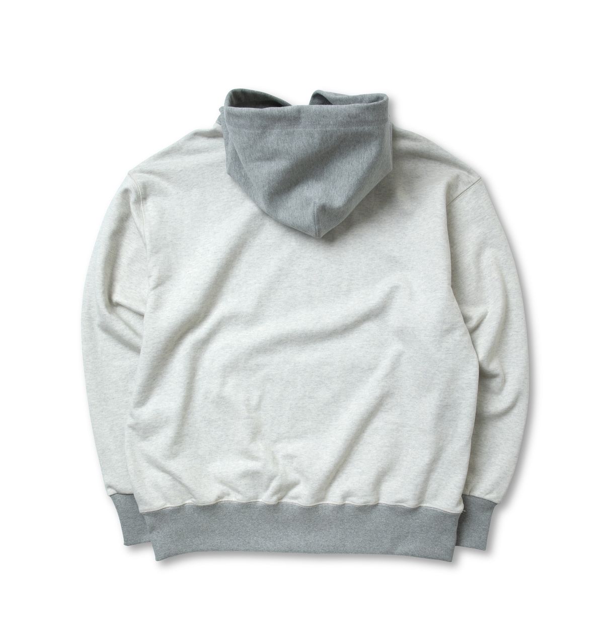블랙피피(BLACKPP) BLACK PP HW Hooded Sweatshirt (two-tone) light gray