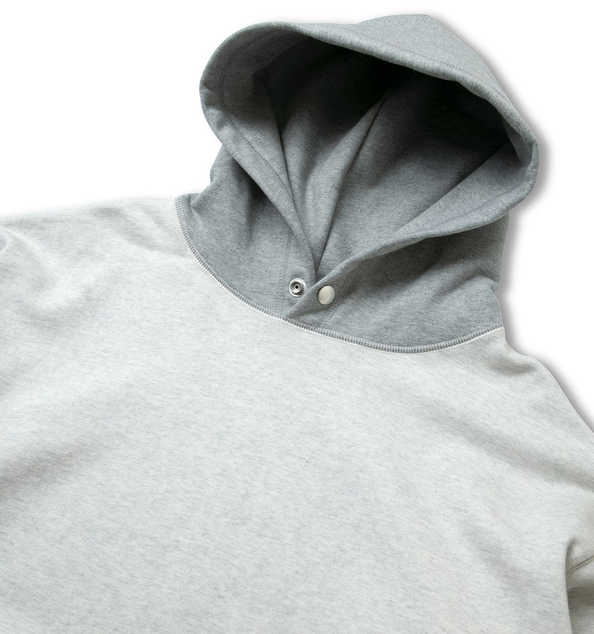 블랙피피(BLACKPP) BLACK PP HW Hooded Sweatshirt (two-tone) light gray