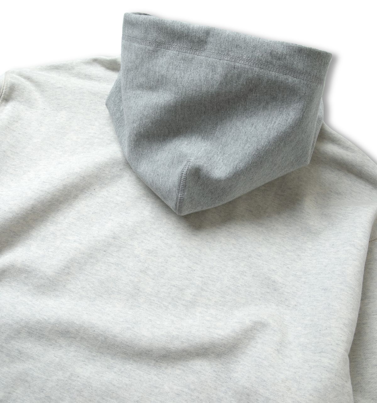 블랙피피(BLACKPP) BLACK PP HW Hooded Sweatshirt (two-tone) light gray
