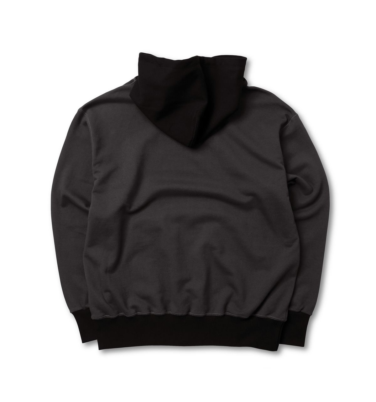 블랙피피(BLACKPP) BLACK PP HW Hooded Sweatshirt (two-tone) dark gray