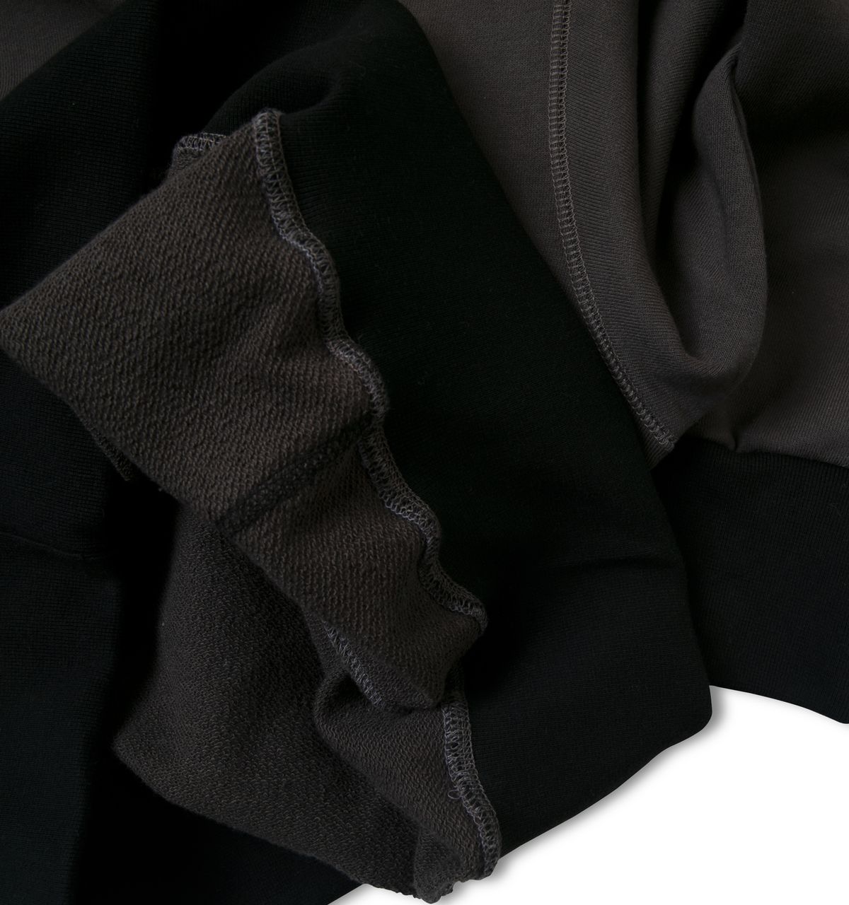 블랙피피(BLACKPP) BLACK PP HW Hooded Sweatshirt (two-tone) dark gray