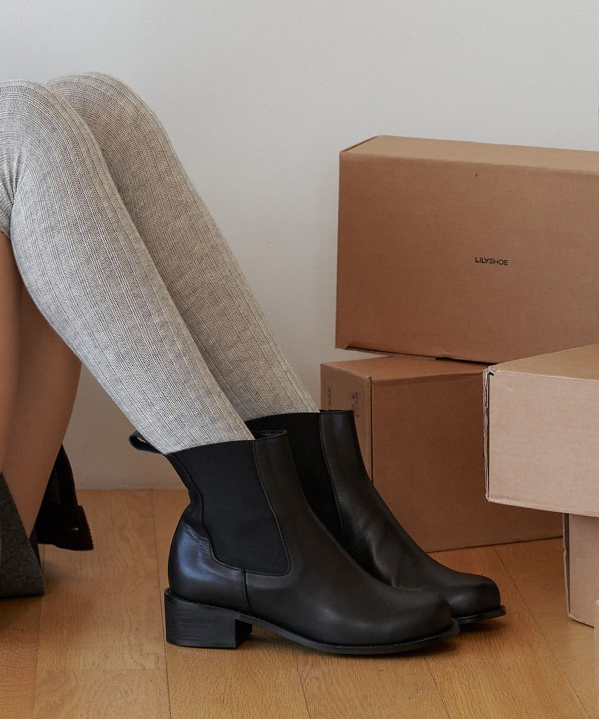 릴리슈(LILYSHOE) linder chelsea boots_3 color