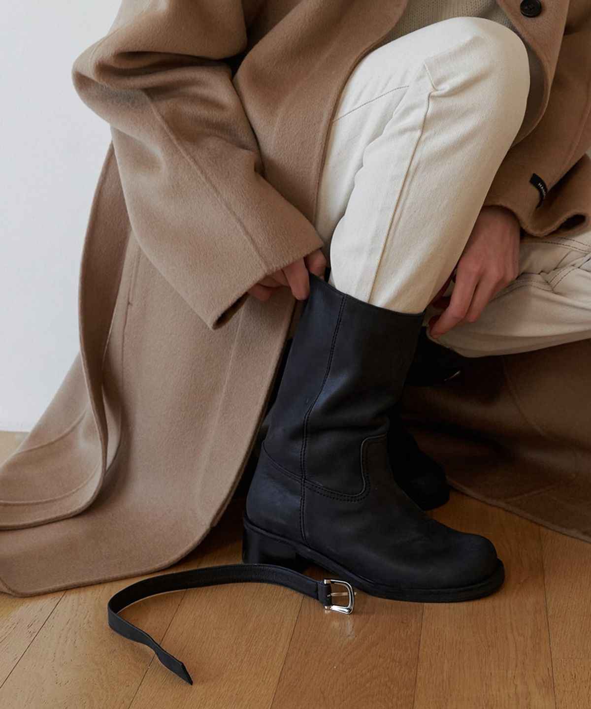릴리슈(LILYSHOE) dane half boots_3color(2 way)