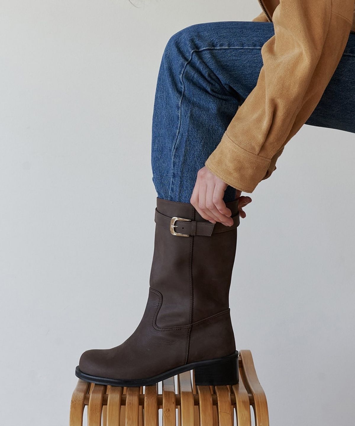 릴리슈(LILYSHOE) dane half boots_3color(2 way)