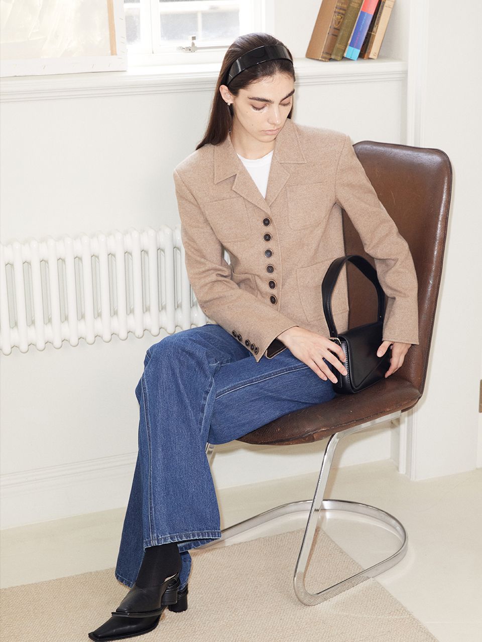 MUSINSA公式 | EMKM Vintage Wool Jacket_BEIGE