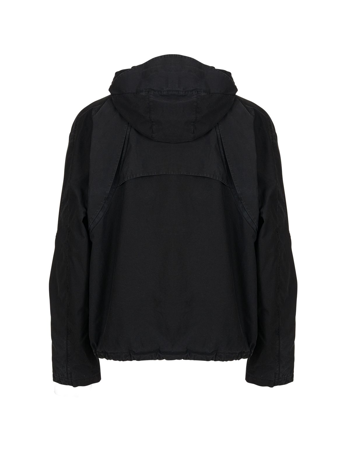 MUSINSA公式 | Cost per Kilo Triple zip cotton hooded blouson - black