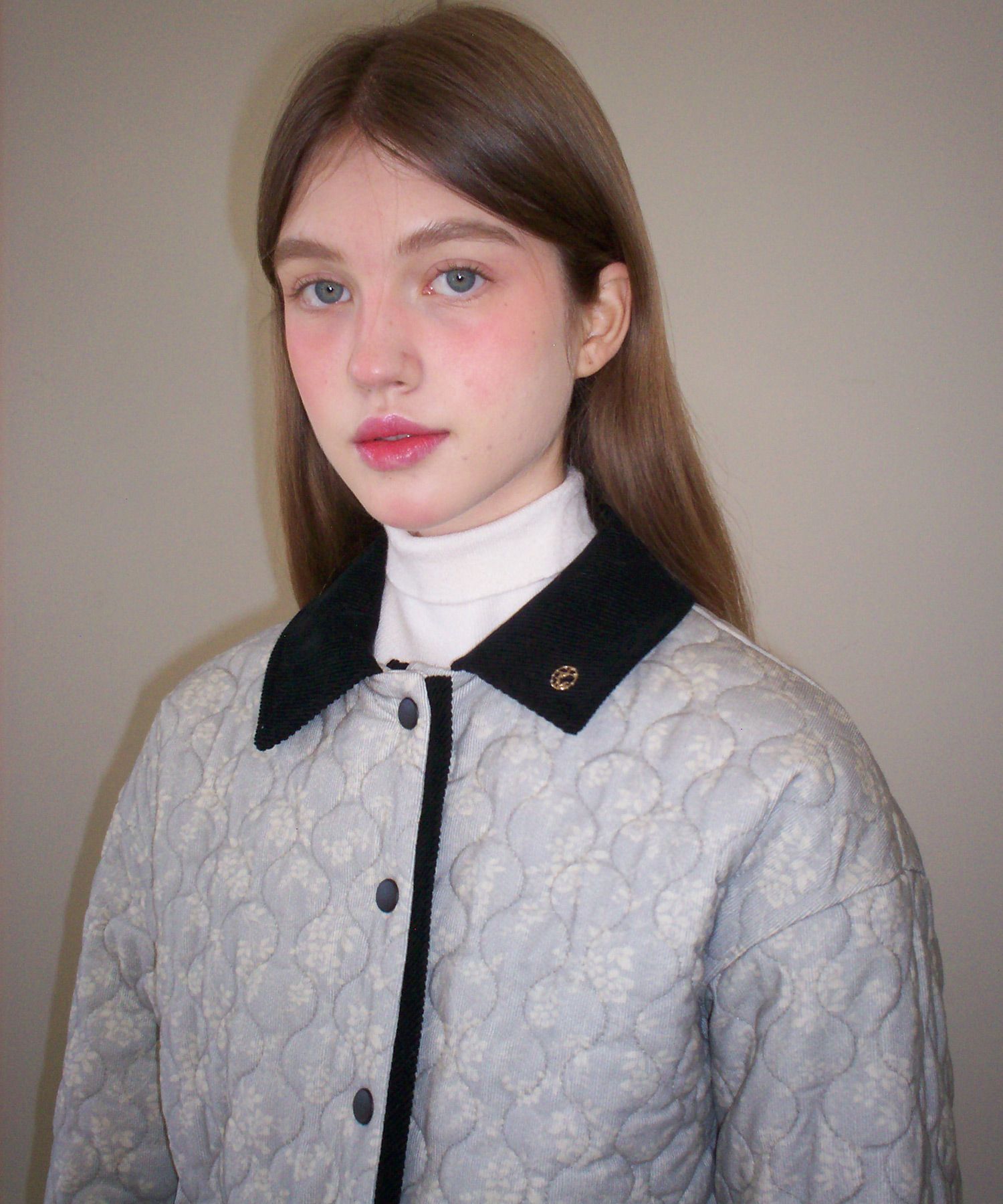 MUSINSA | LETTER FROM MOON Demure Flower Corduroy Quilted