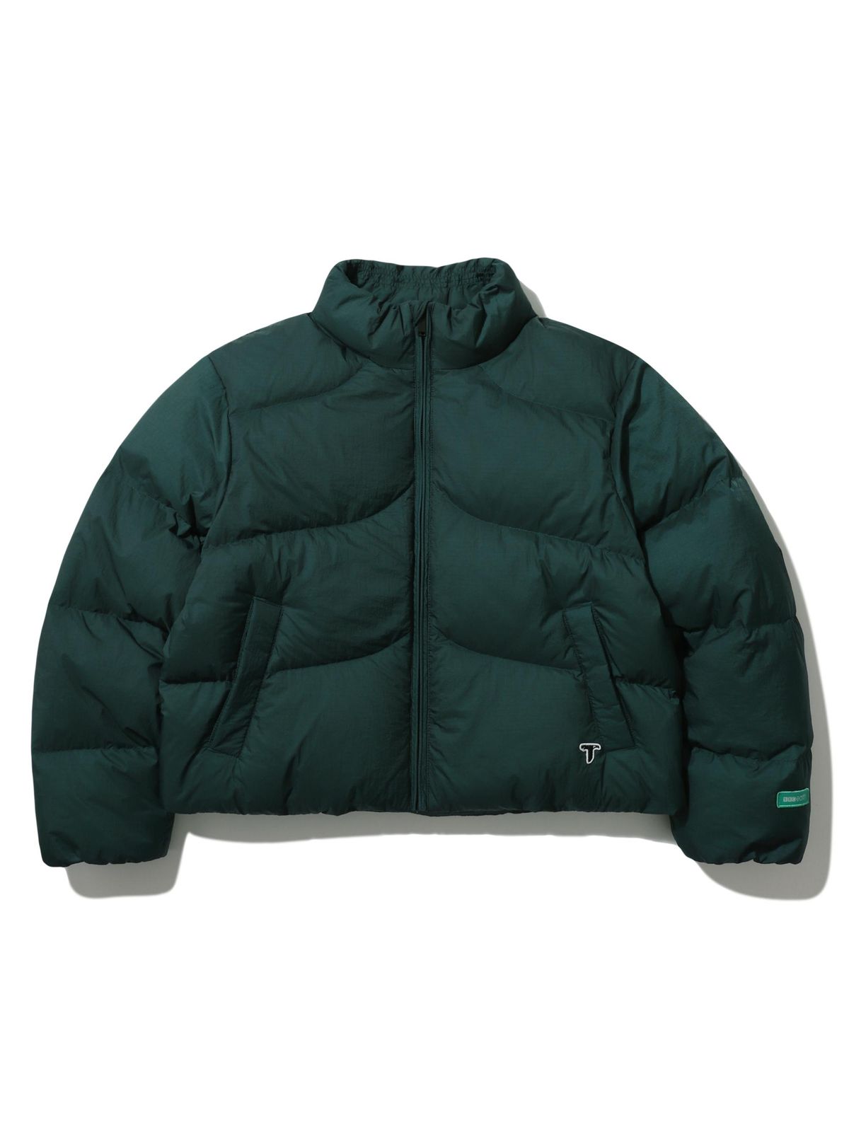 비비씨 어스(BBC EARTH) 커브 퀼팅 푸퍼 다운_Teal Green