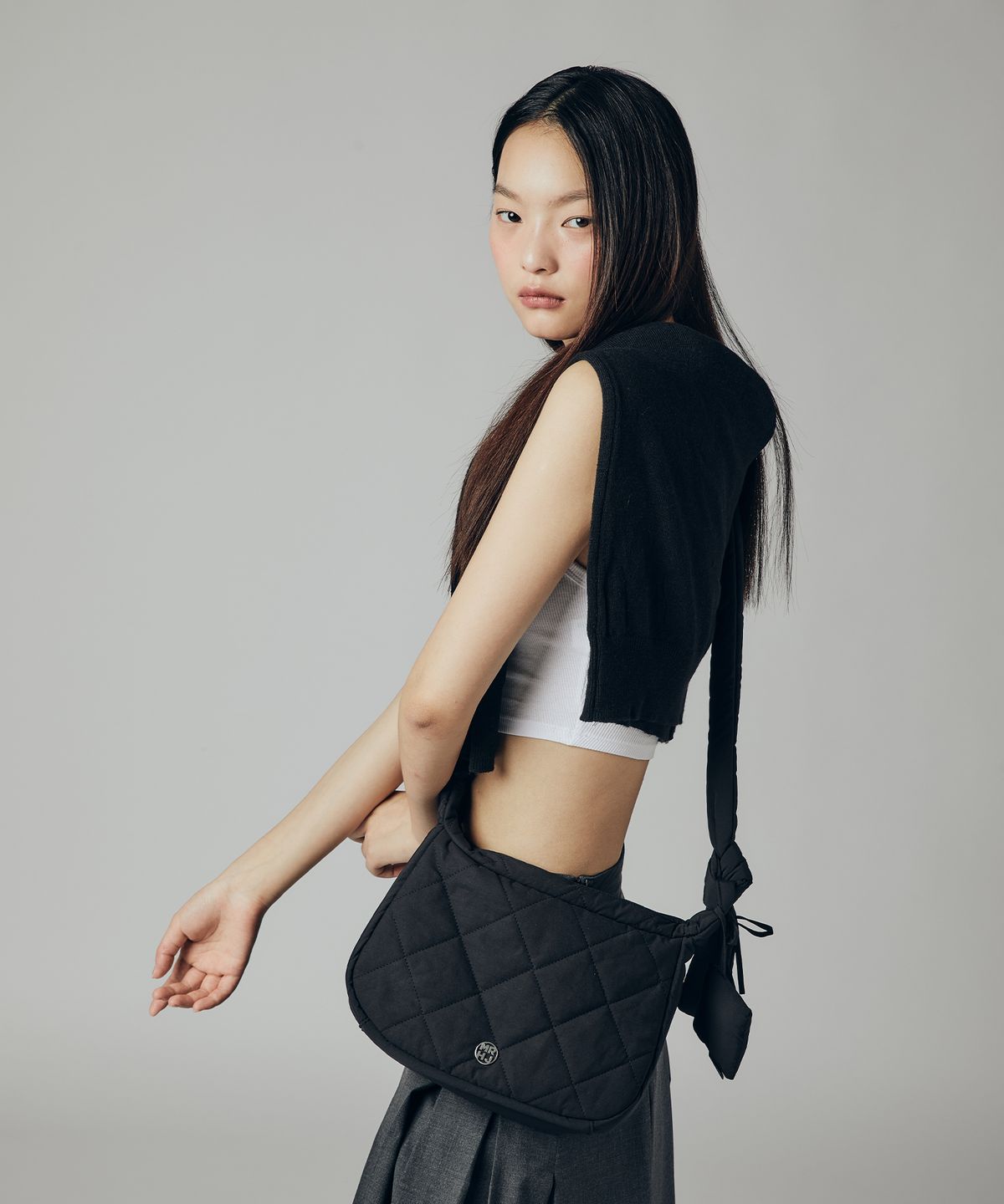 마르헨제이(MARHEN.J) 마로 미니Q 퀼팅 패딩백