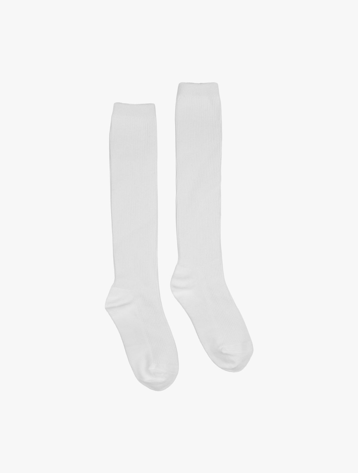 핑크파인애플(PINK PINEAPPLE) [2PAIRS 1SET] RIBBED KNEE SOCKS_WHITE