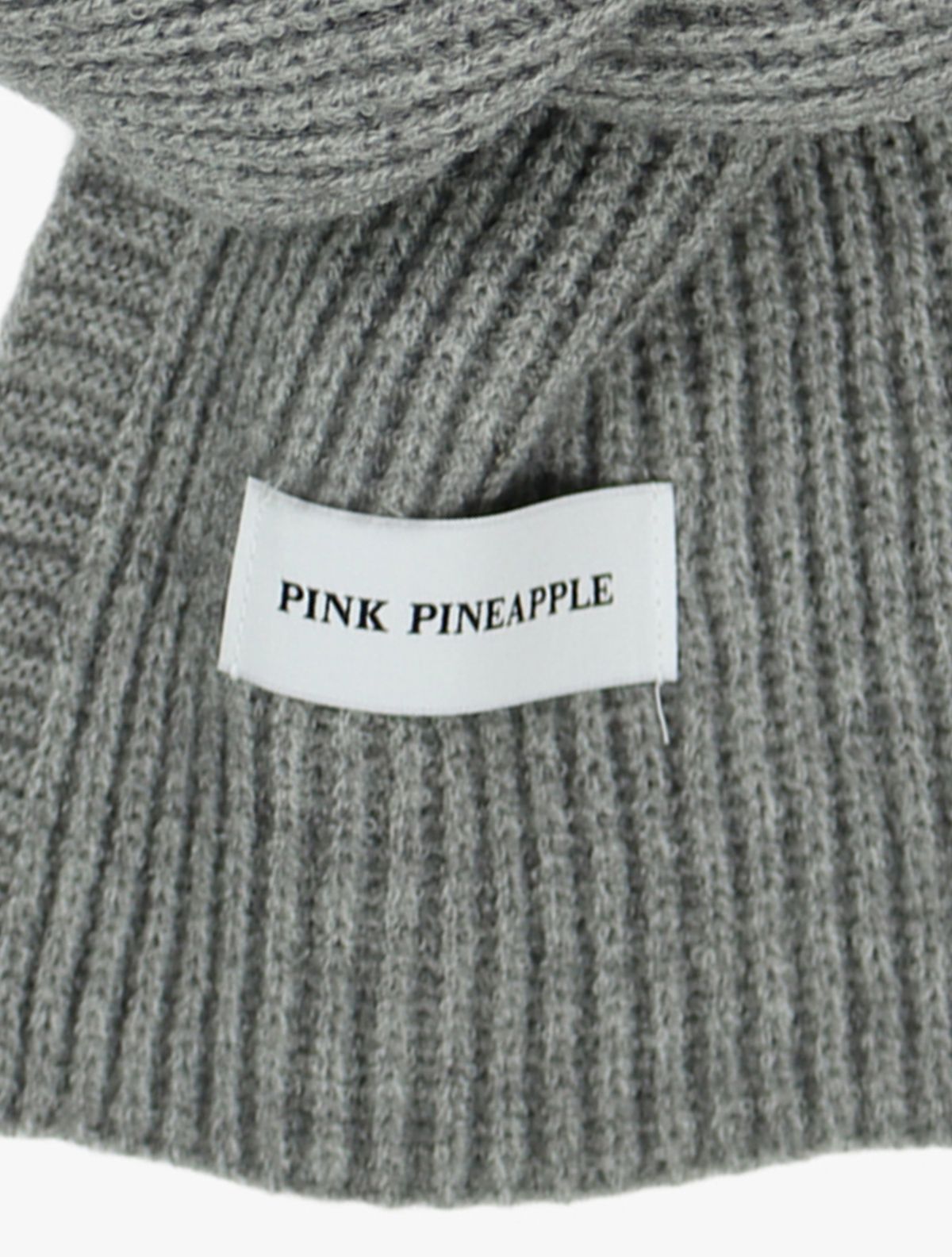 핑크파인애플(PINK PINEAPPLE) BASIC RIB MUFFLER_GREY