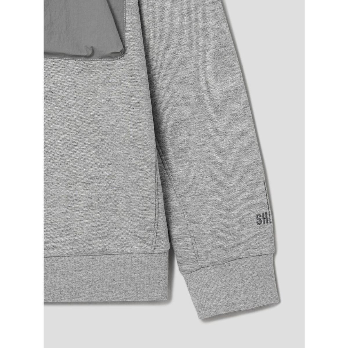 시프트지(SHIFT.G) Rayon Blended Pocket Patch SemiOver T  Grey