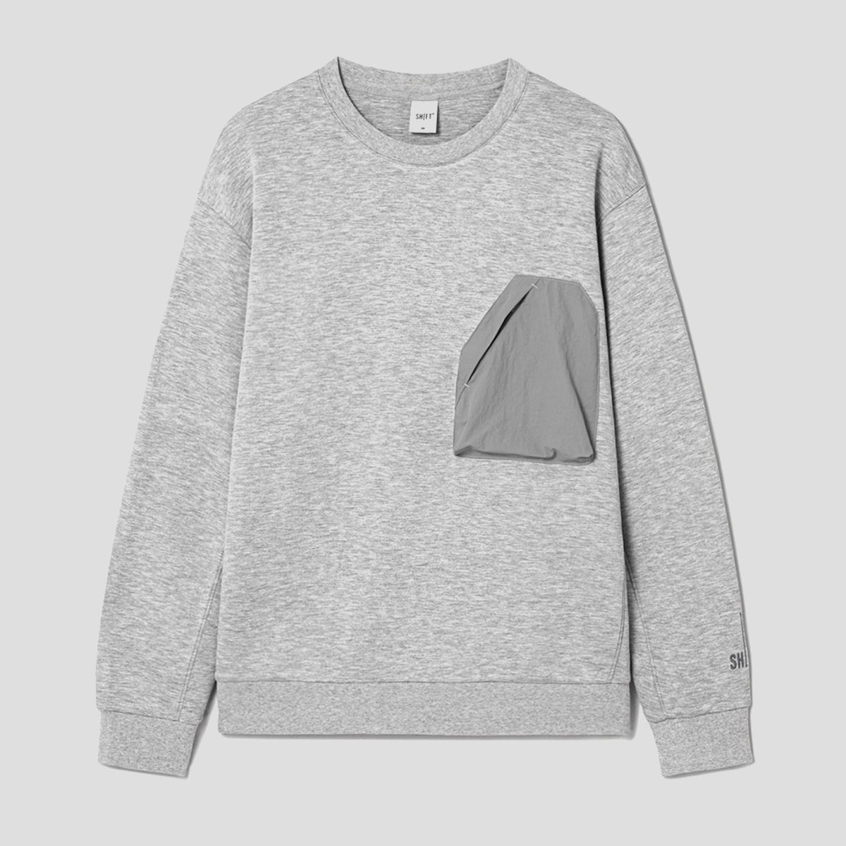 시프트지(SHIFT.G) Rayon Blended Pocket Patch SemiOver T  Grey