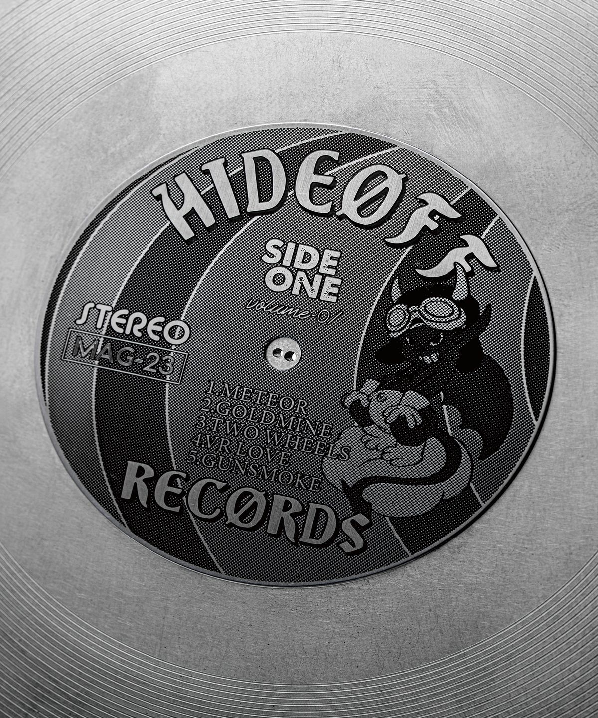 하이드오프(HIDEOFF) 엘피 플랫 인센스 홀더 - 알루미늄