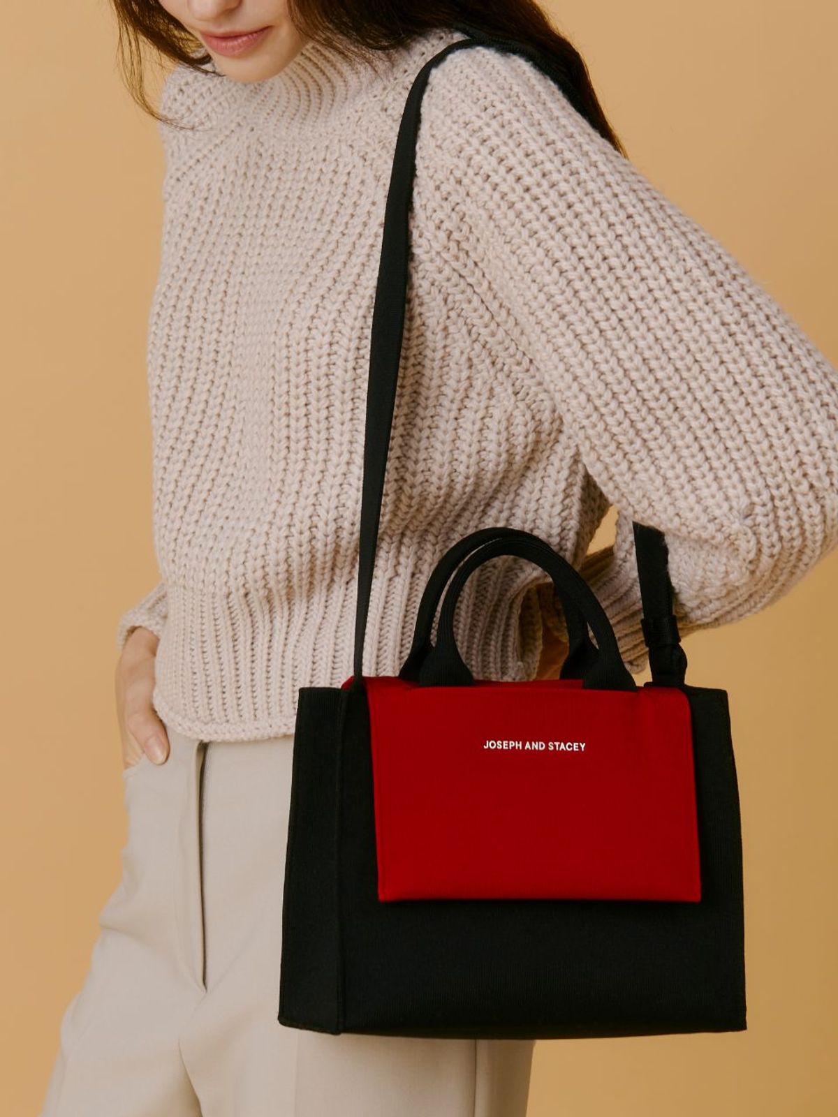 조셉앤스테이시(JOSEPH&STACEY) LPK Lattice M Flap Pocket (ALL)