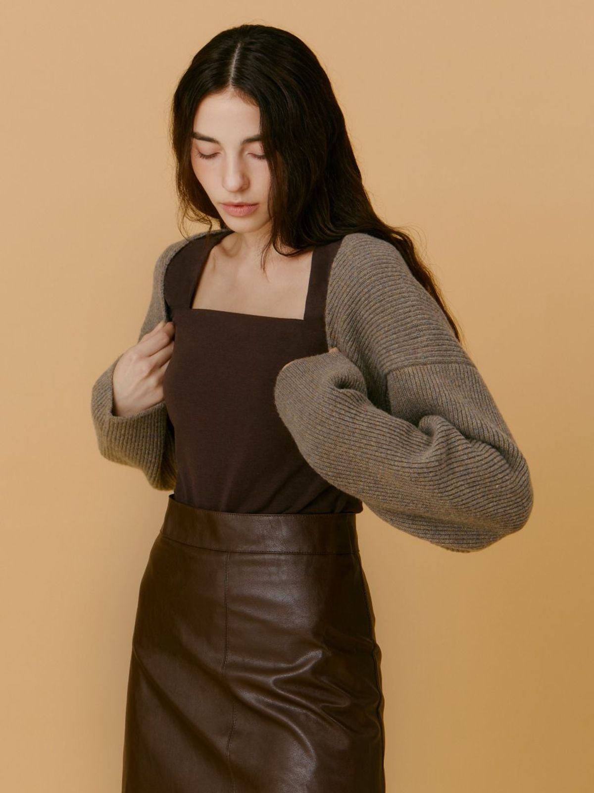 조셉앤스테이시(JOSEPH&STACEY) Super Fine Wool Bolero (5Color)