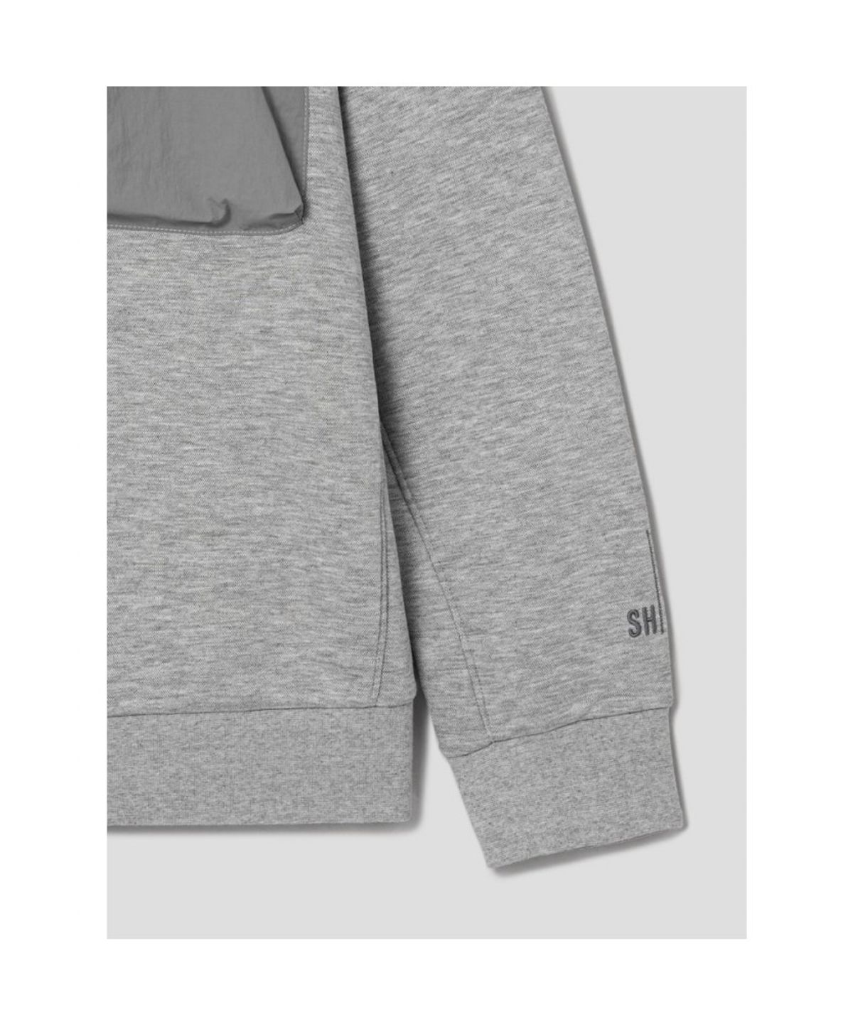 시프트지(SHIFT.G) Rayon Blended Pocket Patch SemiOver T  Grey