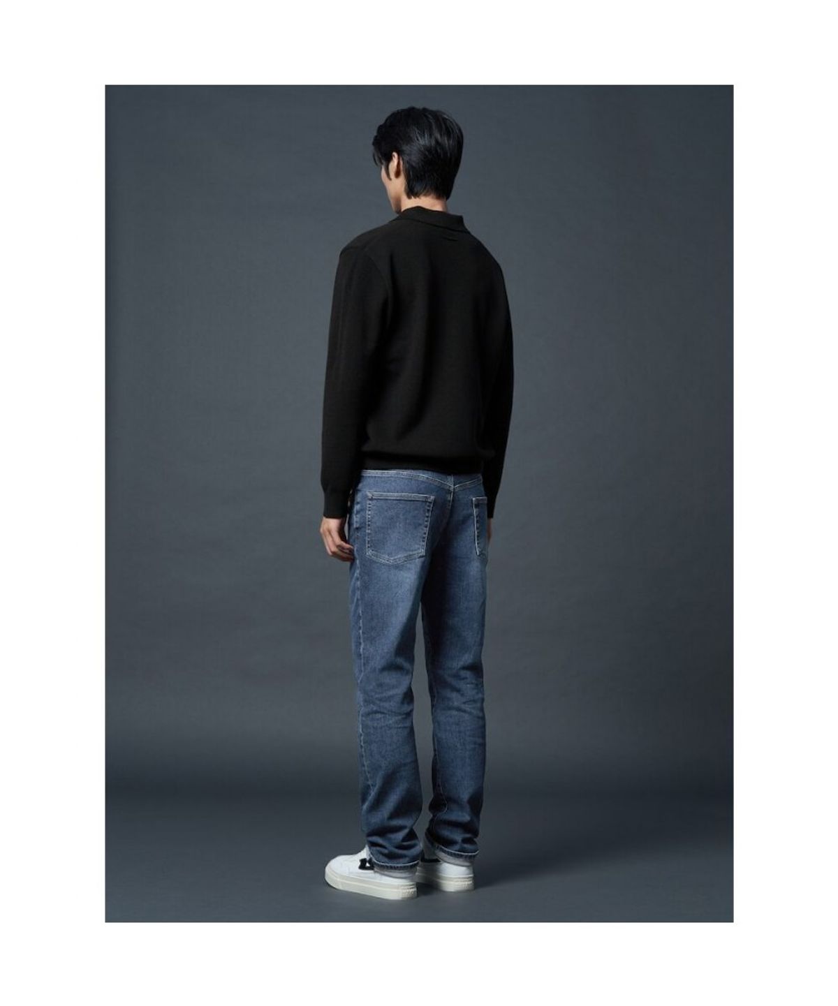 시프트지(SHIFT.G) Wool Blended Polo Neck Sweater  Black