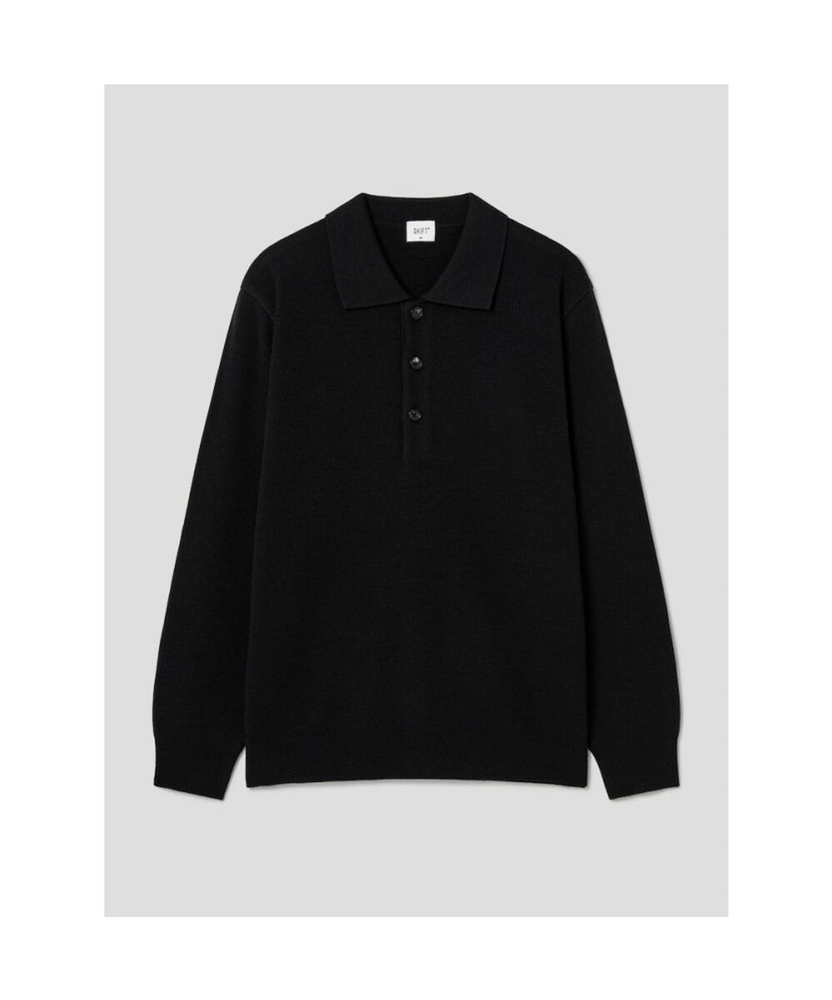 시프트지(SHIFT.G) Wool Blended Polo Neck Sweater  Black