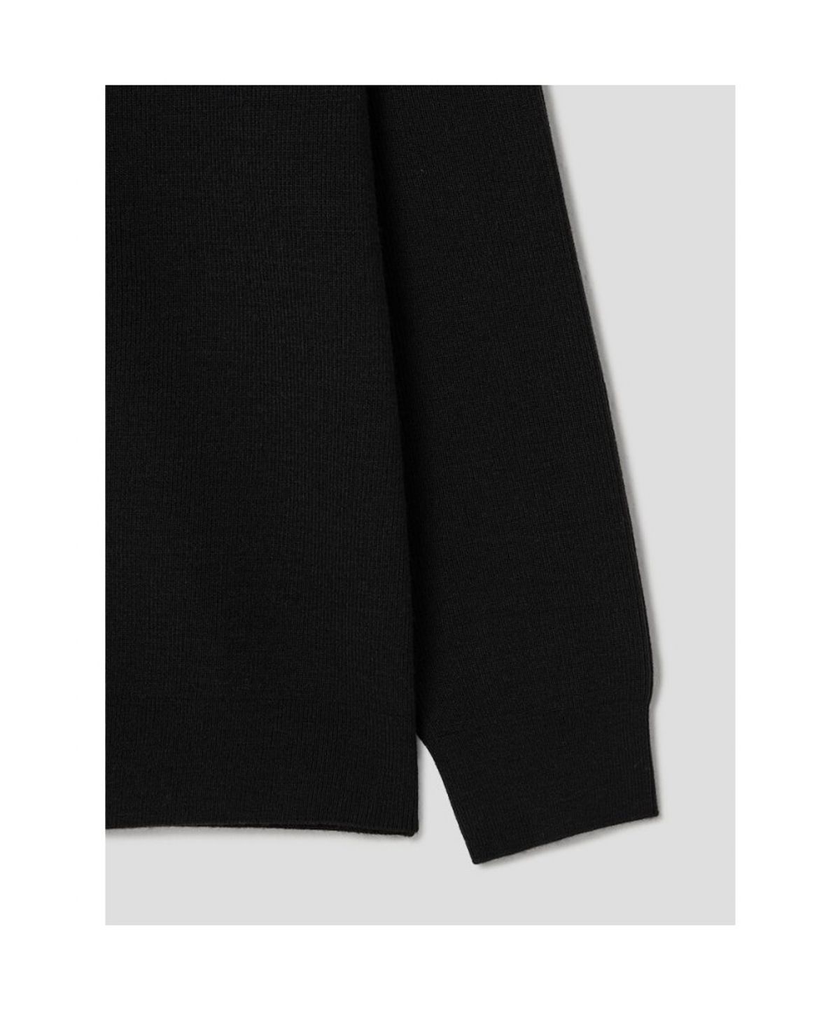시프트지(SHIFT.G) Wool Blended Polo Neck Sweater  Black