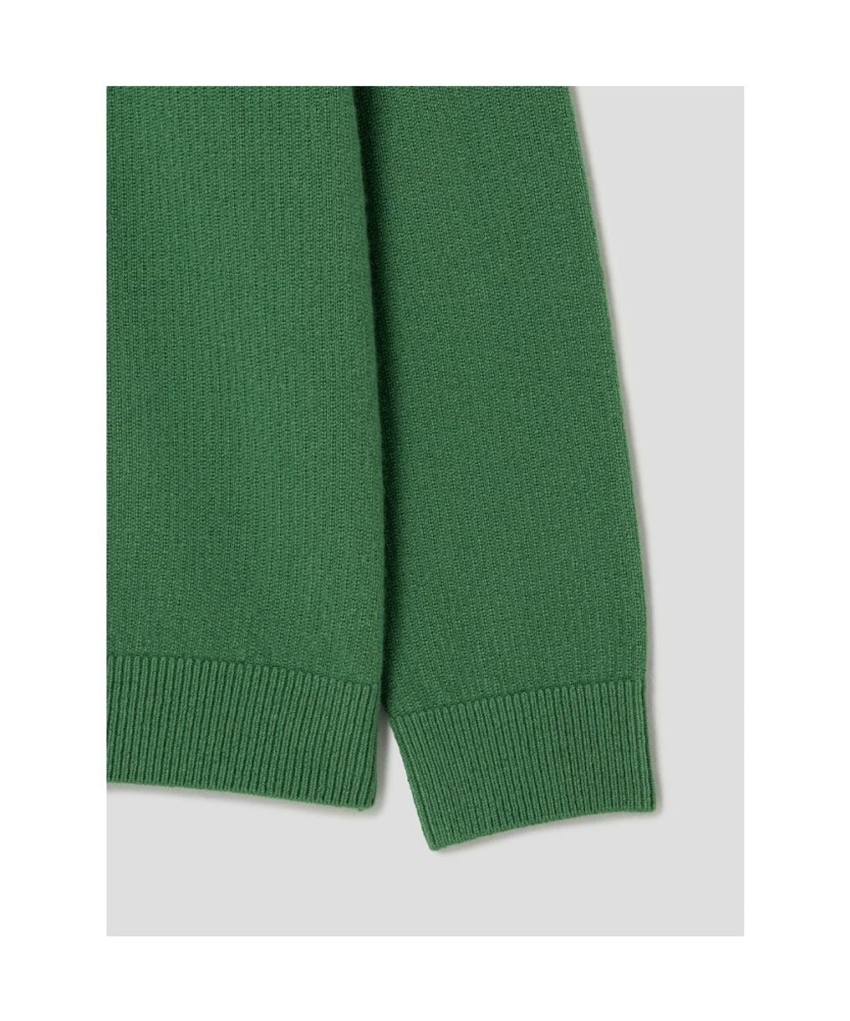시프트지(SHIFT.G) Wool Texture Crewneck Sweater  Green