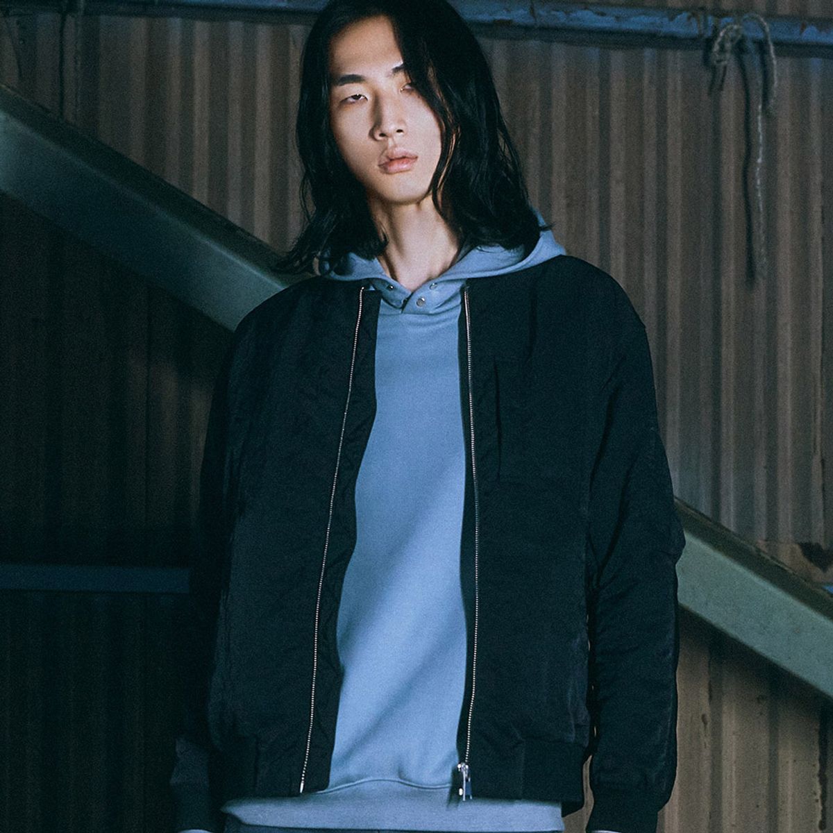 시프트지(SHIFT.G) MA1 Padding Jumper  Black