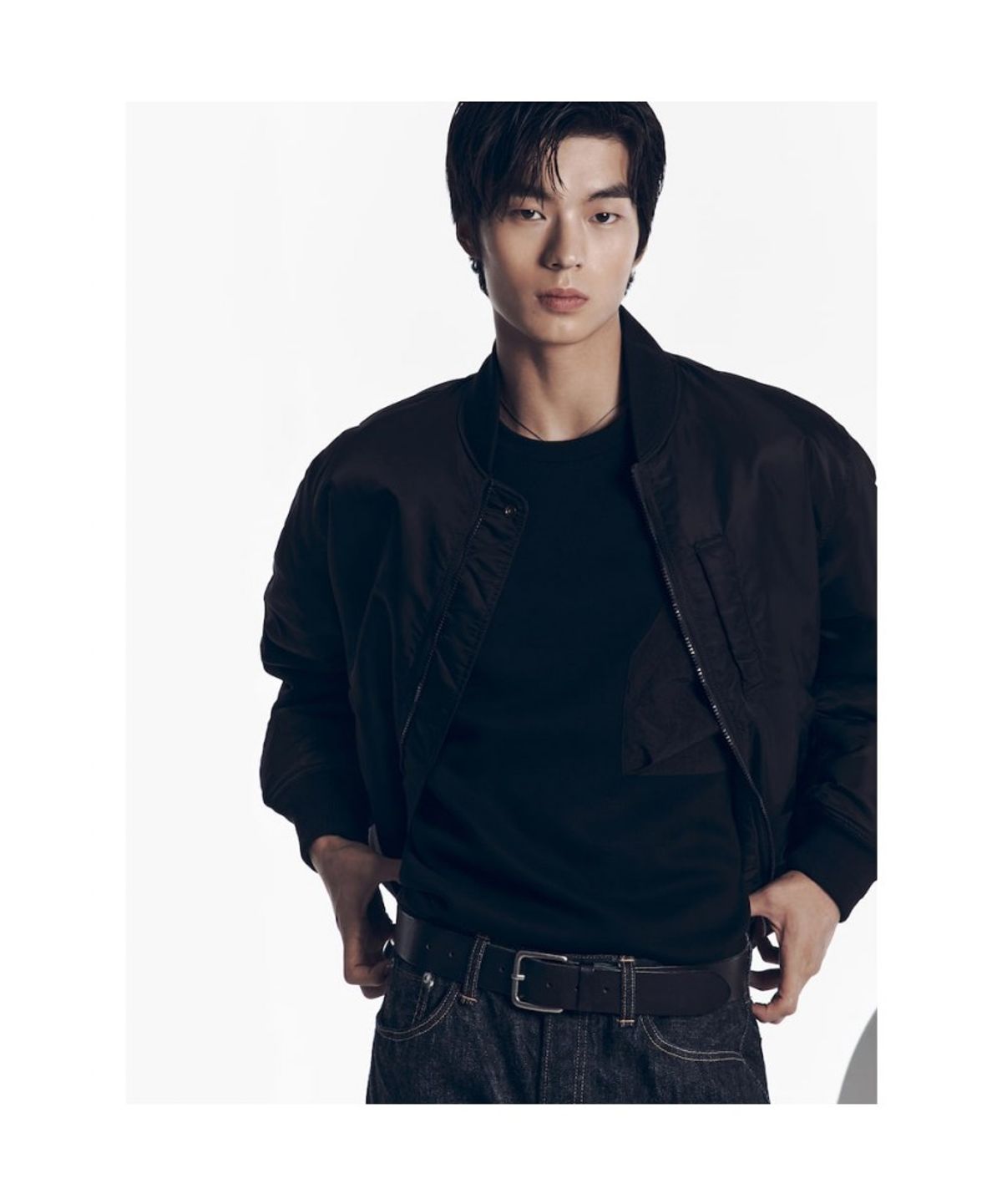 시프트지(SHIFT.G) Reversible Aviator Padding Jumper  Black