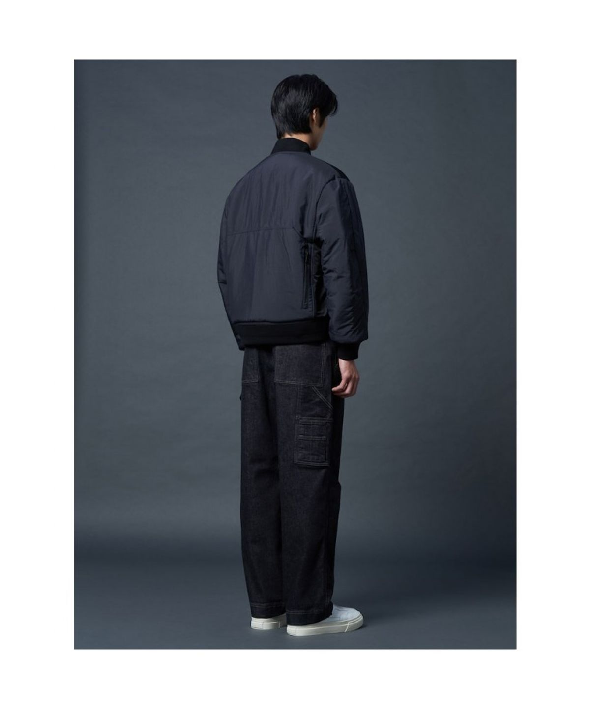 시프트지(SHIFT.G) Reversible Aviator Padding Jumper  Black
