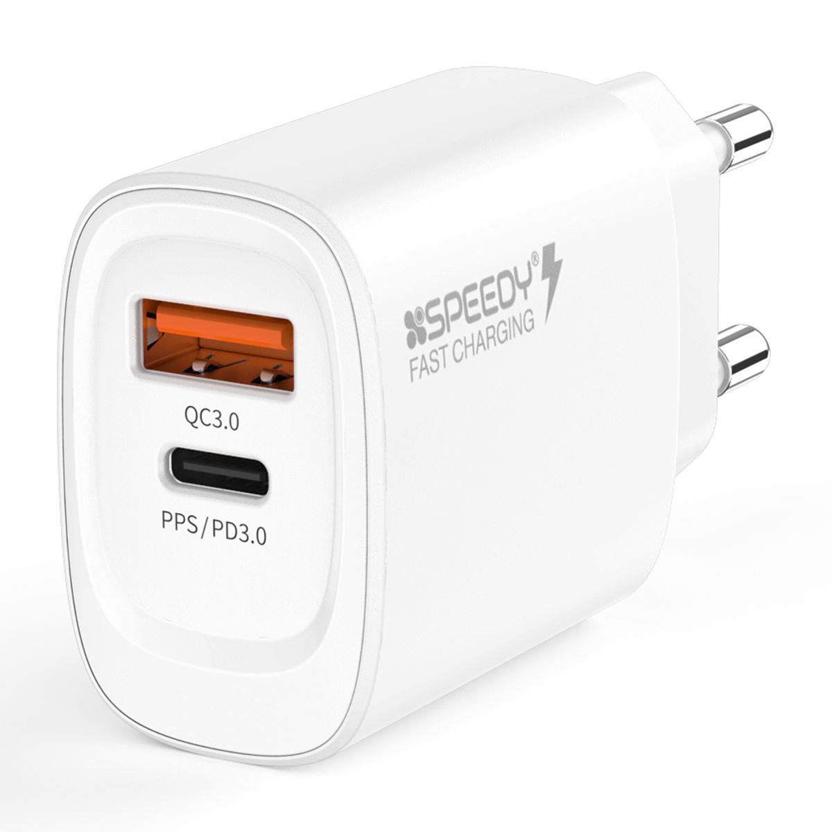스피디(SPEEDY) GaN PD 25w 2포트 PPS 초고속 분리형 충전기 어댑터