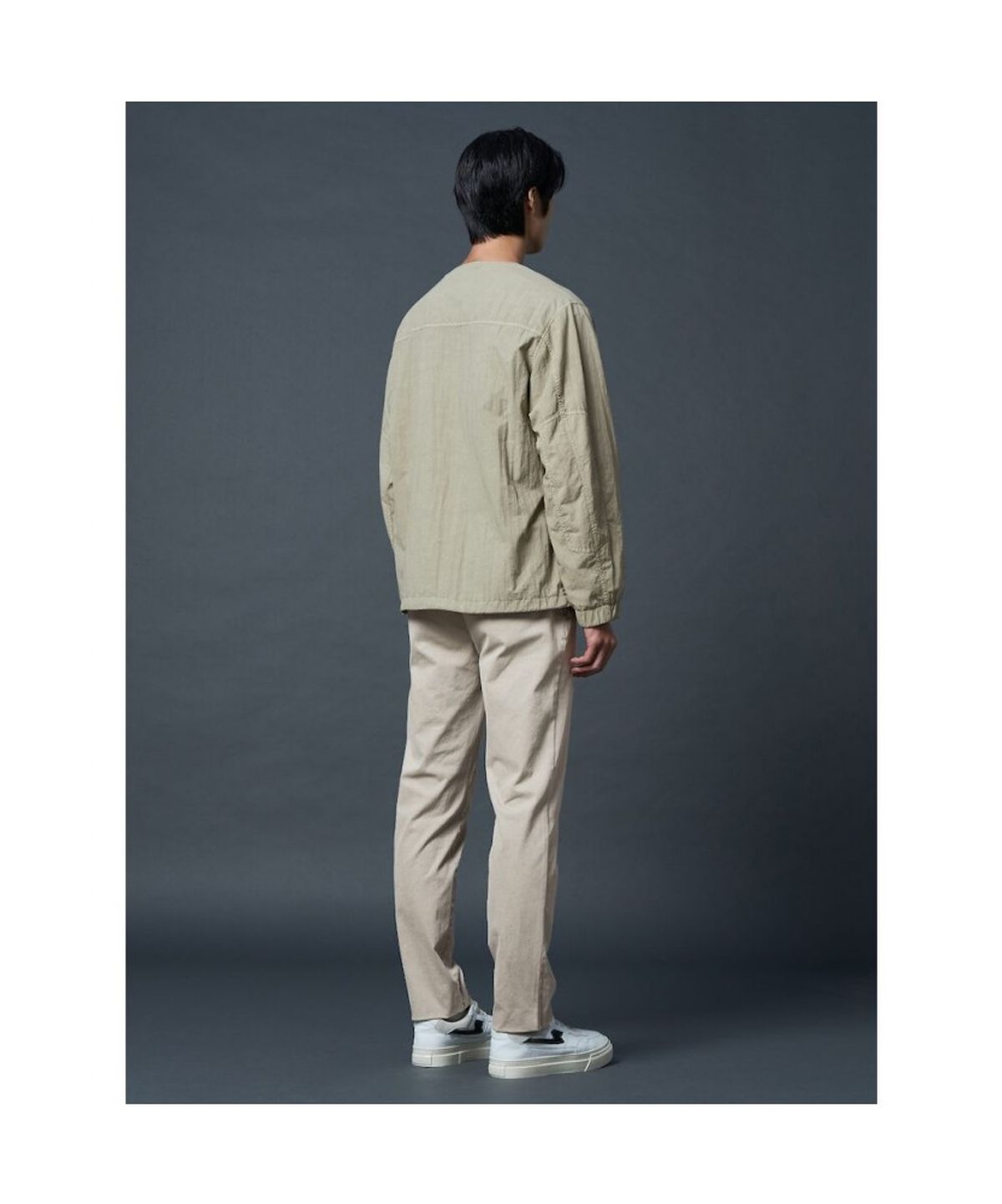 시프트지(SHIFT.G) GarmentDyed Module Jumper  Beige