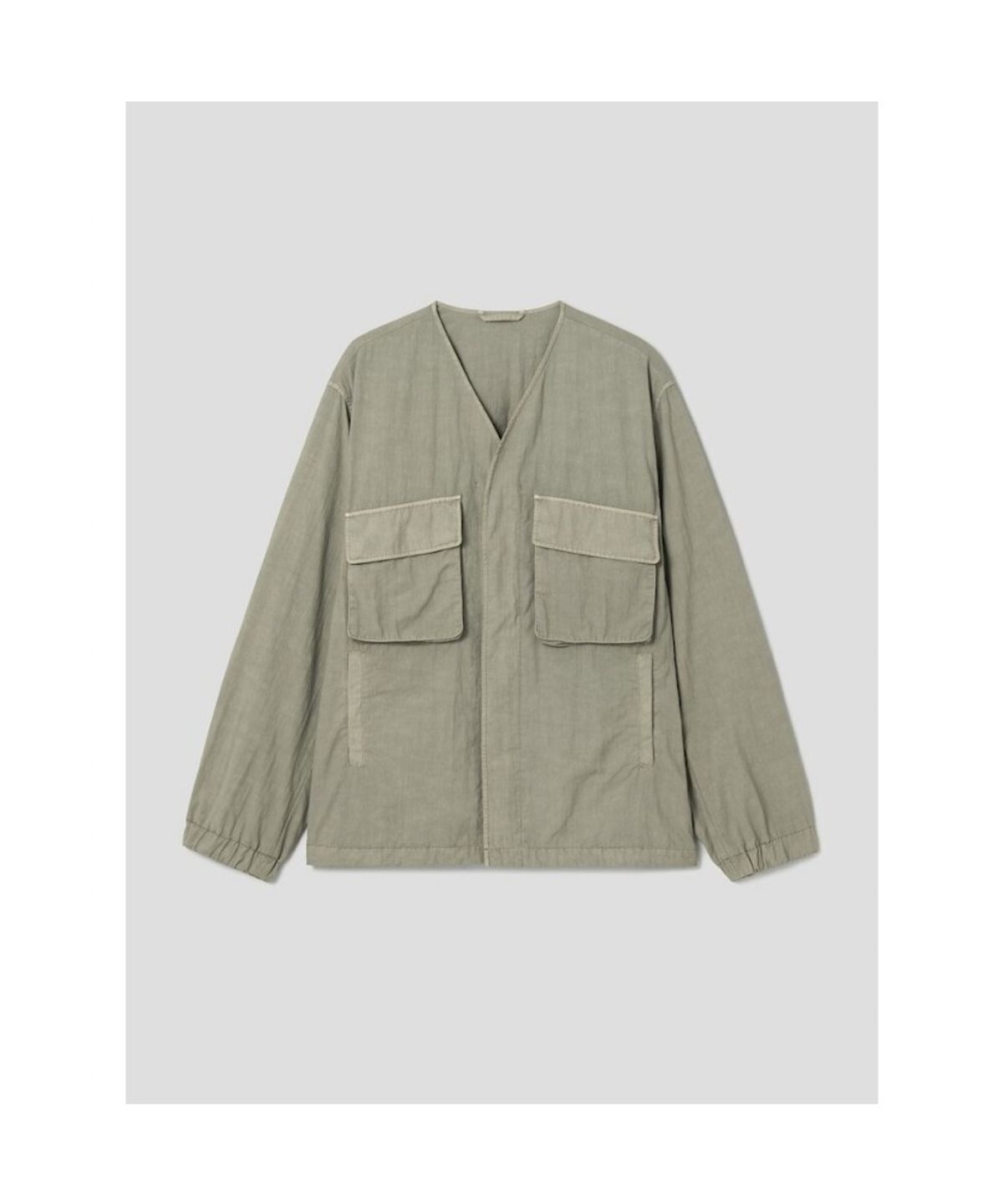 시프트지(SHIFT.G) GarmentDyed Module Jumper  Beige
