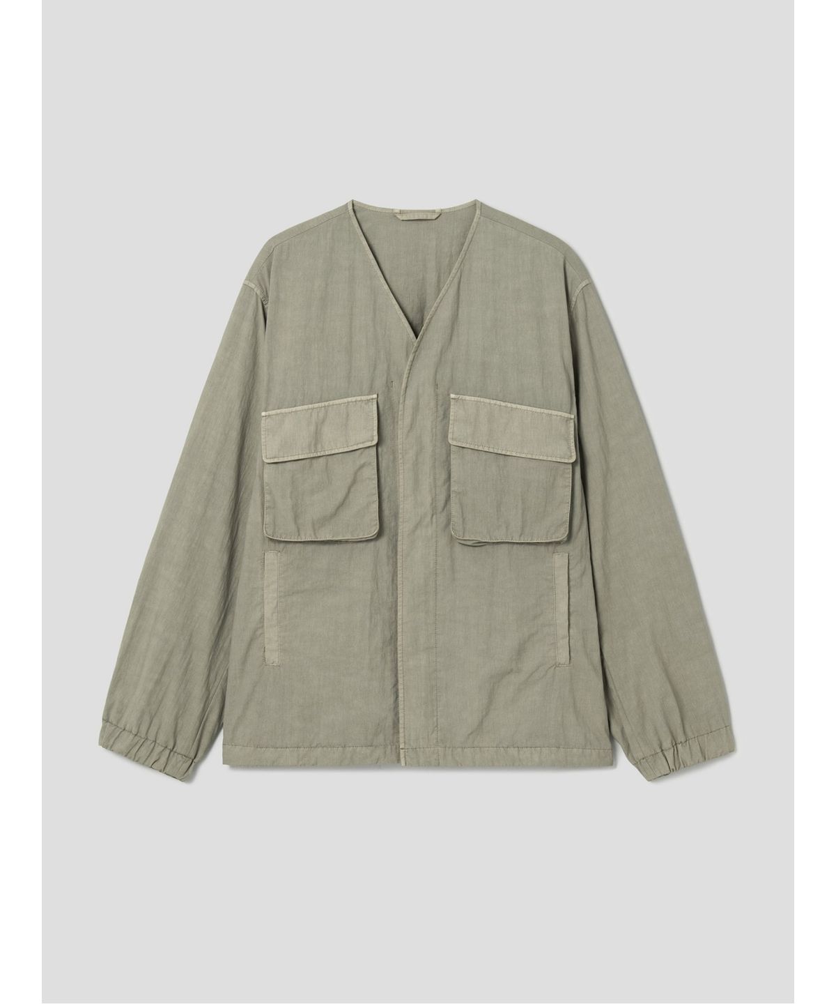 시프트지(SHIFT.G) GarmentDyed Module Jumper  Beige