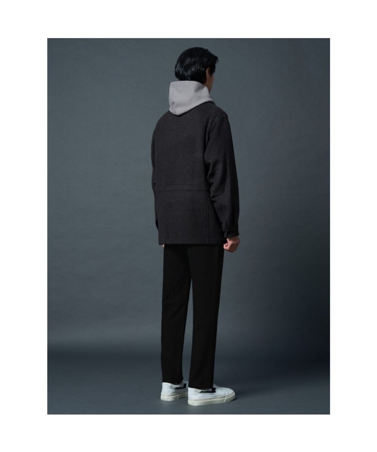 시프트지(SHIFT.G) Wool Blended Overfit Safari  Ash