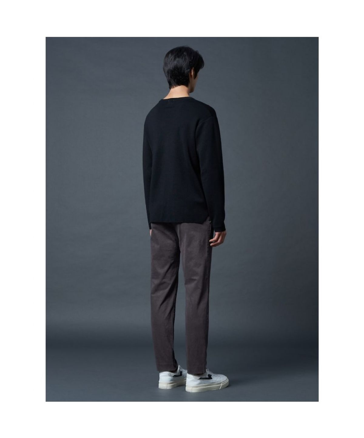 시프트지(SHIFT.G) Garment Dyed Cotton Slacks  Grey