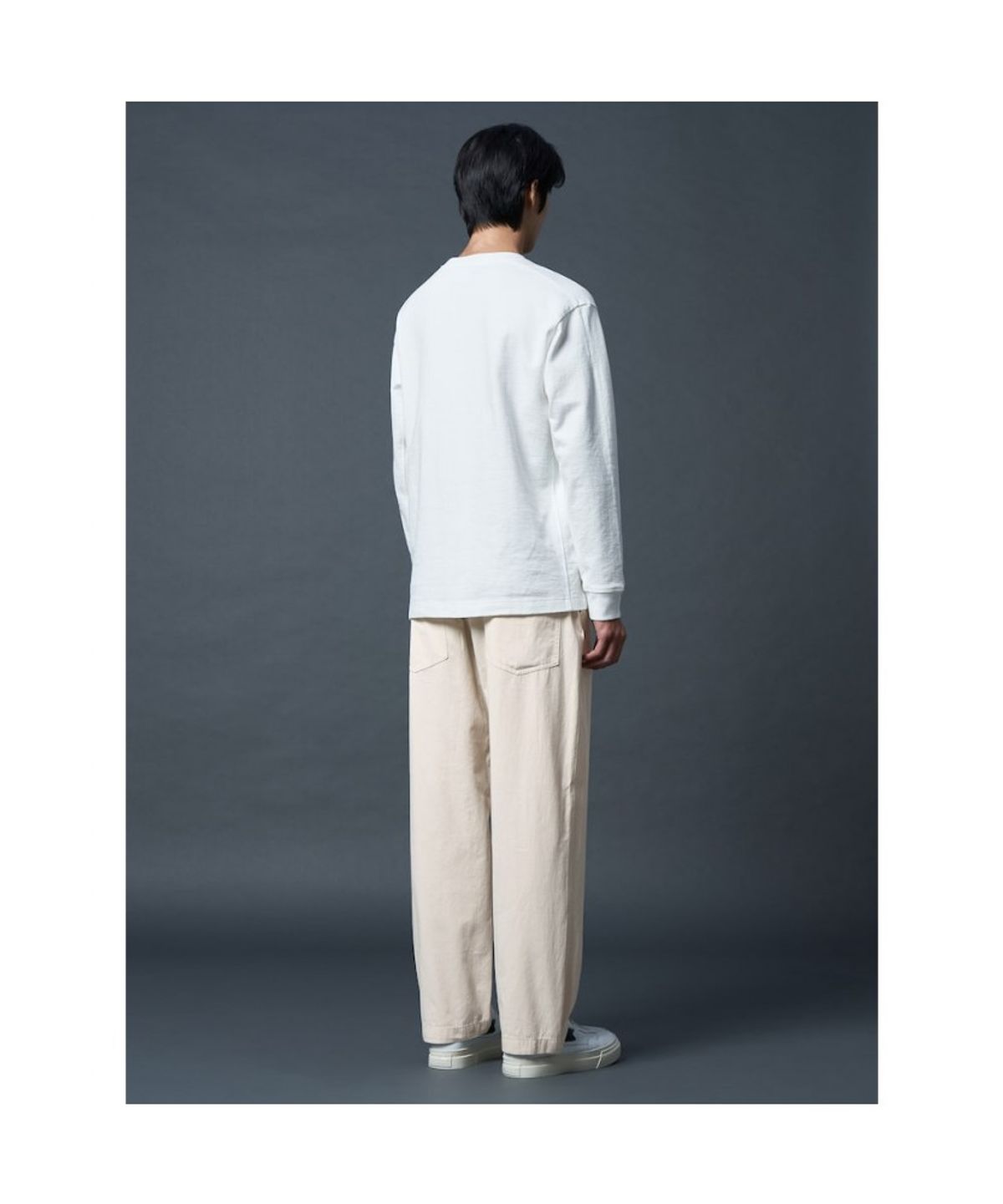 시프트지(SHIFT.G) Semi Wide Fatigue Pants  Ivory