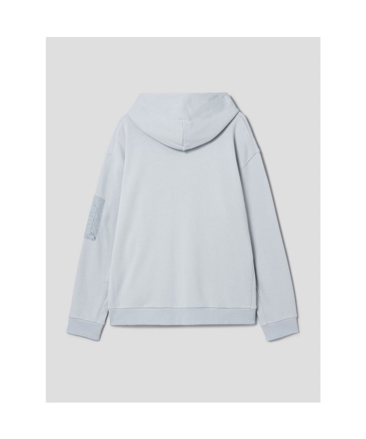시프트지(SHIFT.G) Cotton Logo Point Overfit Hoodie  Light grey