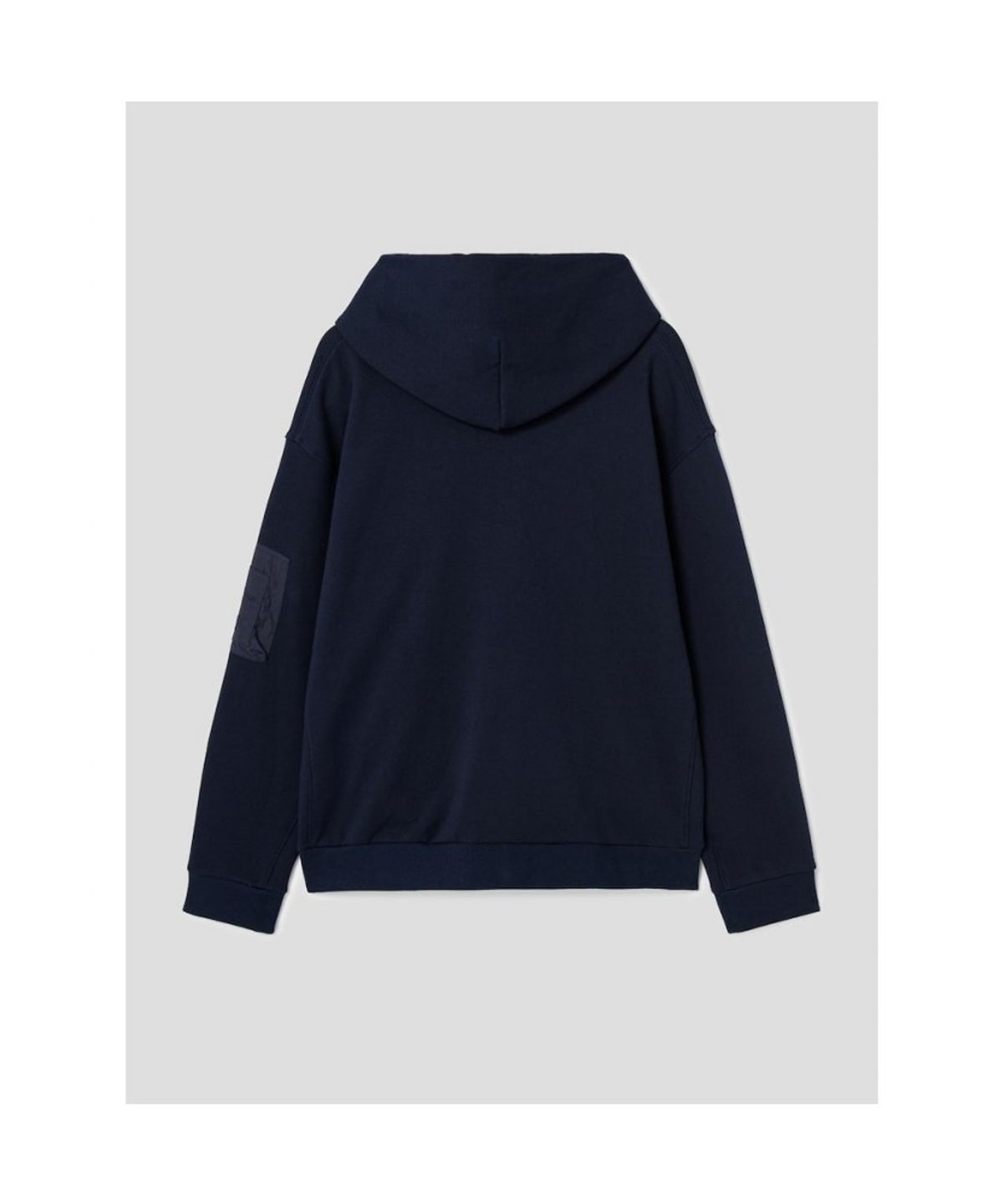 시프트지(SHIFT.G) Cotton Logo Point Overfit Hoodie  Navy
