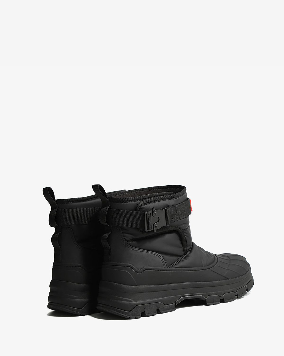 헌터(HUNTER) [UNISEX] 인트레피드 버클 숏 스노우부츠 - 블랙 WFS2000NYRBLK