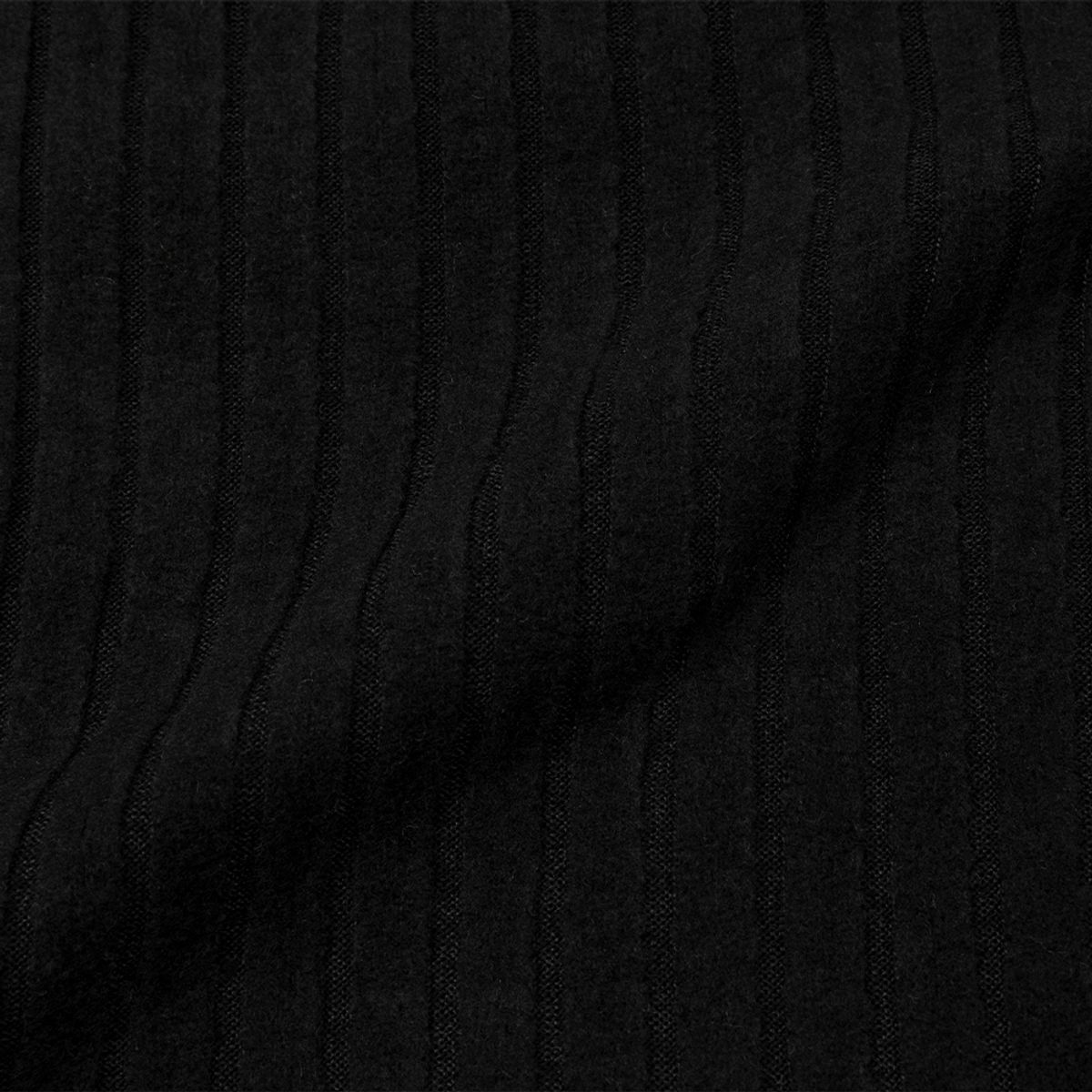 모아(MOAA) 크롭 홀터넥 레이어드 가디건 (BLACK)