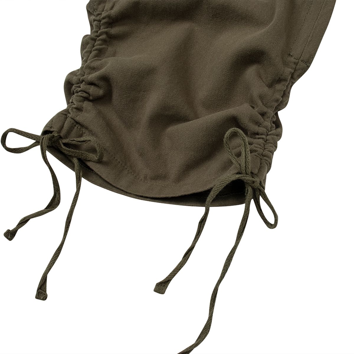 모아(MOAA) Hem 셔링 카고 트라우저 (KHAKI)